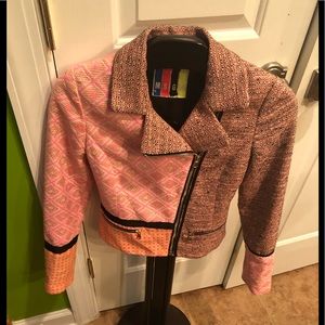 MSGM Tweed Moto Jacket
